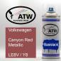 Preview: Volkswagen, Canyon Red Metallic, LE8V / Y8: 400ml Sprühdose, von ATW Autoteile West.